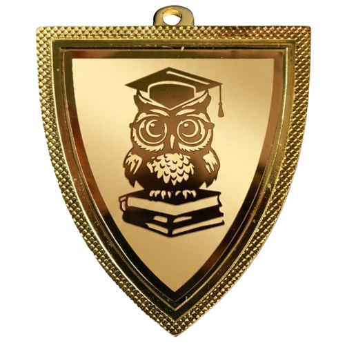 Medal złoty SOWA 50x55 mm